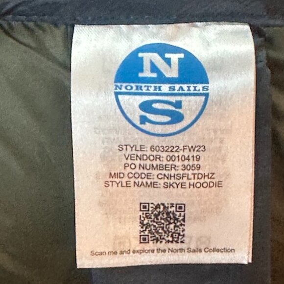 North Sails Long Sleeved Outerwear Jacket - Size XL - EUC - Essential Ocean Wear - Picture 12 of 15